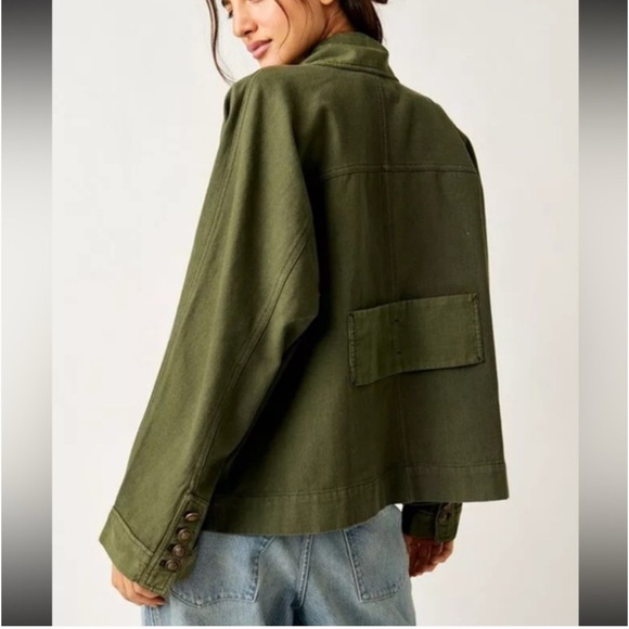 Free People Viva Surplus Jacket Adventurer NWT - Picture 3 of 5